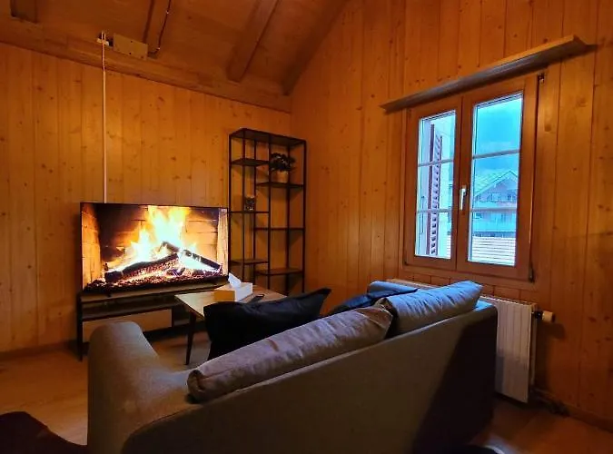 Forest View In By Interlaken With No Kitchen Lägenhet